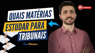 Quais matérias estudar para tribunais TJ TRF TRE TRT MP e defensorias [upl. by Brittaney477]