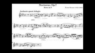 Franz Strauss Nocturno Op7 for Horn Audio [upl. by Alyahsat]