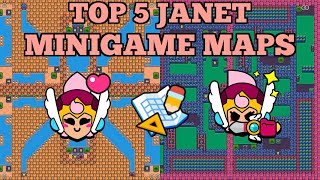 Top 5 Janet Minigames In Map Maker [upl. by Thorne]