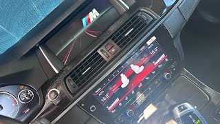 BMW 535D AC control upgrade installation [upl. by Marcella]