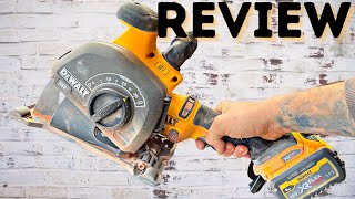 Dewalt Wall Chaser Review  Electrician [upl. by Kcirdde443]