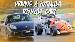 Driving A Formula Renault Car  Thruxton Driving Experience Vlog [upl. by Coughlin]