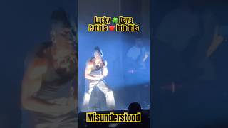 Lucky Daye powerful performance of misunderstood short misunderstood luckydaye algorithmtour [upl. by Hauger]