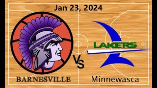 Barnesville Varsity Boys vs Minnewaska [upl. by Annahsit]