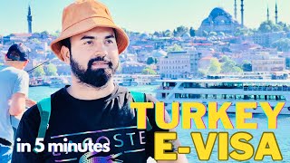 Turkey Evisa in 5 minutes  full process explained [upl. by Faxen315]