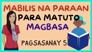 MABILIS NA PARAAN NG PAGBASA  PAGSASANAY 5  BEGINNERS at GRADE ONE [upl. by Trow]