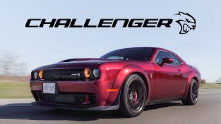 2018 Dodge Challenger Hellcat Widebody Manual Review  The Best Muscle Car [upl. by Rudwik]