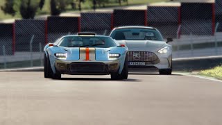 Ruffian GT40 vs MercedesBenz AMG GT 2024 at Mugello [upl. by Leizar108]