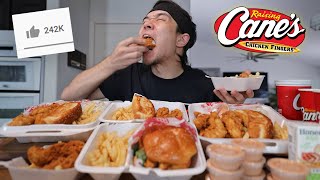 Raising Canes Full Menu Challenge All 5 Combo Meals [upl. by Creight]