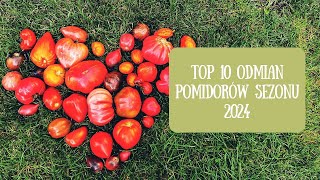 TOP 10 odmian pomidorów z sezonu 2024 [upl. by Ocsisnarf10]