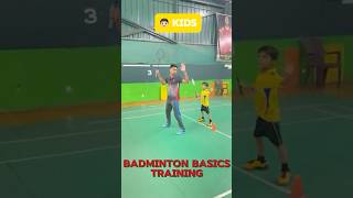 quotBadminton Training Kids Master the backcourt action badminton begginers badmintonlovers bwf [upl. by Narej]