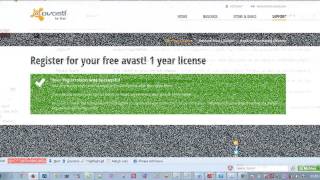 Avast Internet Security 2013 1 Year license keyFree Avast Antivirus [upl. by Trescott]