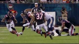 NFL Preseason Hit of The Week Chargers vs Bears  Rookie Jonathan Bostic Lays Out Mike Willie [upl. by Hsiekal]