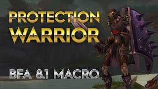 Protection Warrior GSE macro for bfa 81 [upl. by Dazhehs]