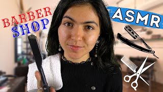 ASMR  shaving your beard barber shop [upl. by Nairim]