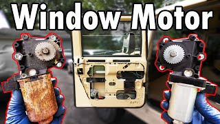 How to Replace a Window Regulator Motor DIY [upl. by Ennayhs]