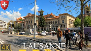 Driving Lausanne Switzerland 🇨🇭  4K City Drive from West Lausanne [upl. by Nyleimaj]