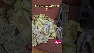 Money box Winner Update Money moneybox moneyboxchallenge treasure moneyboxwinner viral game [upl. by Yelsa]