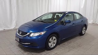 2015 Honda Civic LX Sedan Bozeman Belgrade Big Sky Livingston Kalispell [upl. by Labinnah695]