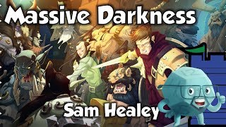 Massive Darkness Core Box Review with Sam Healey [upl. by Eniamrej]