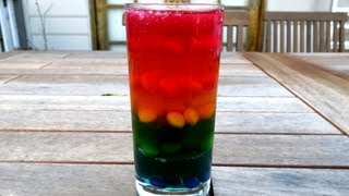 RAINBOW GUMMY SKITTLES IN A GLASS [upl. by Ffoeg]