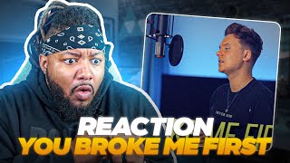 CONOR MAYNARD  You Broke Me First REACTION [upl. by Shanie]