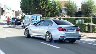 LOUD BMW M3 F80 w M Performance Exhaust  Powerslides Accelerations amp Revs [upl. by Alam]