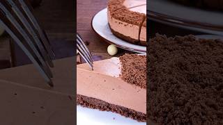 Easy amp Delicious NoBake Chocolate Cake Recipe dessert chocolate cake cheesecake yogurt shorts [upl. by Holcomb]