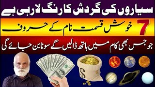 Biggest Change in Planets  Top 7 Luckiest Names Alphabets  Astrologer MA Shahzad khan [upl. by Loris]