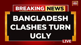 Bangladesh Clashes LIVE Clashes In Bangladesh Turn Ugly Nearly 100 Dead  Bangladesh LIVE News [upl. by Eilatan]