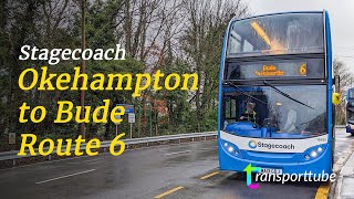 Okehampton to Bude • Stagecoach 6 • Realtime [upl. by Eiram325]