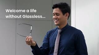 Choose Glassfreelife for a Life independent of Glasses  LASIK Affordable Rates Fast Healing [upl. by Erasaec]