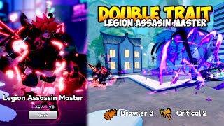 LEVEL 70 LEGION ASSASIN MASTER EVOLVED DOUBLE TRAIT IN ANIME DEFENDERS [upl. by Esenahs947]