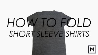 MEGAN JEDLINSKI How To Fold  Short Sleeve Shirts  KonMari Method [upl. by Winifield]