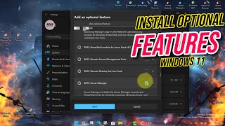 How to install Optional Features on Windows 11 [upl. by Bearce]