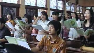 HAI MAHLUK SEMUA  ST PAUL CHOIR  MISA SYUKUR YUBILEUM 50 TH PAROKI ST PAULUS DEPOK [upl. by Aramanta]