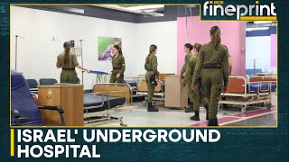 Ground report from Israels largest underground bunker hospital  WION Fineprint [upl. by Arin]