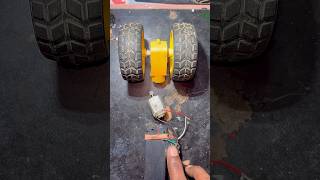 How to works bo gear Dc motor with wheels [upl. by Enelym]