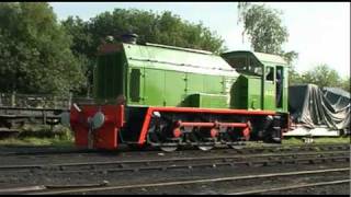 4002 Hudswell Clarke MSC shunter  first test run after overhaul amp repaint ELR Sept 2010 [upl. by Llenwad222]