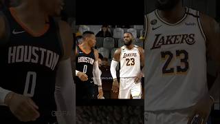 Russ amp LeBron beef continues shorts trend nba highlights basketball [upl. by Naleag]