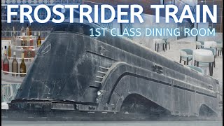 1st Class Dining Room Tour ❆ Frostrider Train [upl. by Resor]