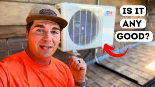 I Installed The Cheapest Ductless Mini Split Air Conditioner On Amazon In ONE DAY [upl. by Orlosky]