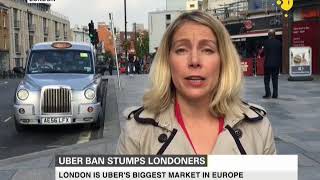 Uber ban in London under pressure from Black Cab Lobby [upl. by Nomzaj]