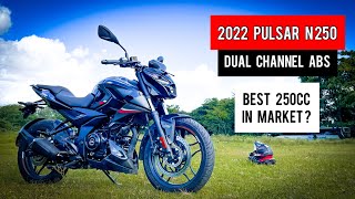 2023 Bajaj Pulsar N250 Dual Channel ABS Detailed Ride Review  Best in its segment [upl. by Nwahsiek]