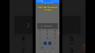 TeleTalk Sim Balance Check Code teletalk teletalkbalancecheck teletalksim [upl. by Ellac]