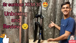 Unboxing and review new fork 😉  Sr suntour XCM 30 🤩✨ [upl. by Boardman884]