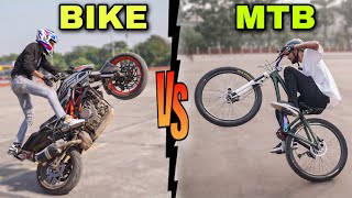 EPIC STUNT RIVALRY  Motorbike Madness vs Cycle Skills Showdown [upl. by Jackie516]