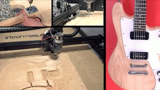 How to make a guitar body from scratch using the XCarve 3D Carving CNC machine [upl. by Airitak]