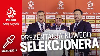 Prezentacja NOWEGO SELEKCJONERA REPREZENTACJI POLSKI RETRANSMISJA [upl. by Annekim30]