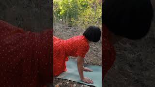 Yoga in nature in a chic dress from Evelina yoga [upl. by Oirromed]